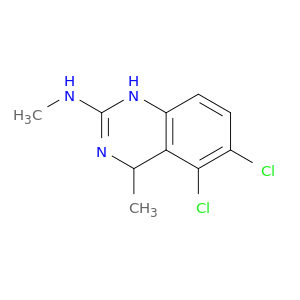 2-Quinazolinamine, 5,6-dichloro-1,4-dihydro-N,4-dimethyl-