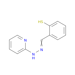 Benzaldehyde,2-mercapto-, 2-(2-pyridinyl)hydrazone