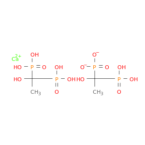 Calcium (1-hydroxyethylidene)diphosphonate (1:2)