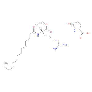 脯氨酸,5-oxo-,Compd。用N2-(1-氧运动四乙二基)-L-精氨酸乙酯(1：1)
