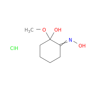 Cyclohexanone, 2-hydroxy-2-methoxy-, oxime, hydrochloride