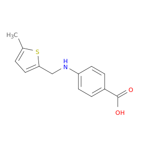 4-(((5-Methylthiophen-2-yl)methyl)amino)benzoic acid