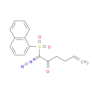 5-Hexen-2-one, 1-diazo-1-(1-naphthalenylsulfonyl)-