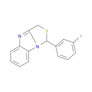 1H,3H-Thiazolo[3,4-a]benzimidazole,1-(3-fluorophenyl)-