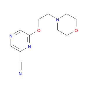 Pyrazinecarbonitrile, 6-[2-(4-morpholinyl)ethoxy]-