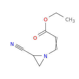 2-Propenoic acid, 3-(2-cyano-1-aziridinyl)-, ethyl ester