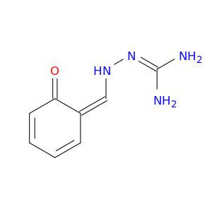 2-[[(Z)-(6-oxo-1-cyclohexa-2,4-dienylidene)methyl]amino]guanidine