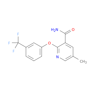 3-Pyridinecarboxamide, 5-methyl-2-[3-(trifluoromethyl)phenoxy]-