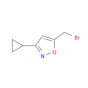 5-(Bromomethyl)-3-cyclopropyl-1,2-oxazole