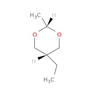 1,3-Dioxane,5-ethyl-2-methyl-, cis-