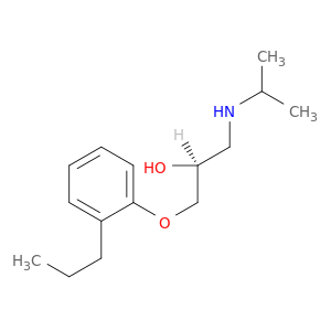 2-Propanol, 1-[(1-methylethyl)amino]-3-(2-propylphenoxy)-, (S)-