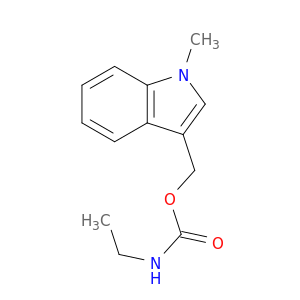 Carbamic acid, ethyl-, (1-methyl-1H-indol-3-yl)methyl ester
