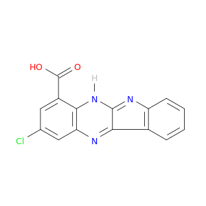 5H-Indolo[2,3-b]quinoxaline-4-carboxylic acid, 2-chloro-