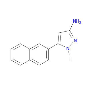 5-(2-萘基)-1H-吡唑-3-胺