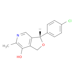 Furo[3,4-c]pyridin-7-ol, 3-(4-chlorophenyl)-1,3-dihydro-6-methyl-, (S)-
