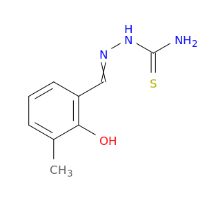 Hydrazinecarbothioamide, 2-[(2-hydroxy-3-methylphenyl)methylene]-