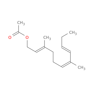 2,6,8-Undecatrien-1-ol, 3,7-dimethyl-, acetate, (E,Z,E)-
