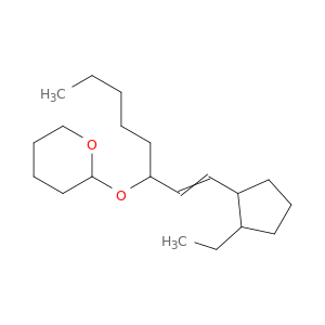 2H-Pyran, 2-[[1-[2-(2-ethylcyclopentyl)ethenyl]hexyl]oxy]tetrahydro-