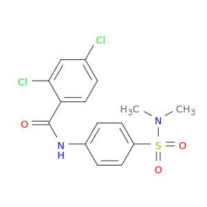 Benzamide, 2,4-dichloro-N-[4-[(dimethylamino)sulfonyl]phenyl]-