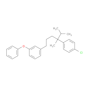 Benzene, 1-[4-(4-chlorophenyl)-4,5-dimethylhexyl]-3-phenoxy-