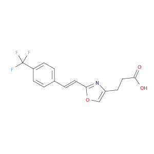 4-Oxazolepropanoic acid, 2-[(1E)-2-[4-(trifluoromethyl)phenyl]ethenyl]-