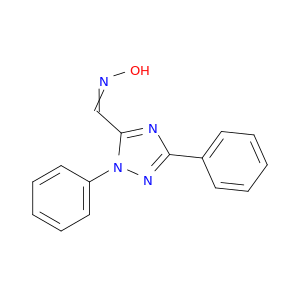 1H-1,2,4-Triazole-5-carboxaldehyde, 1,3-diphenyl-, oxime