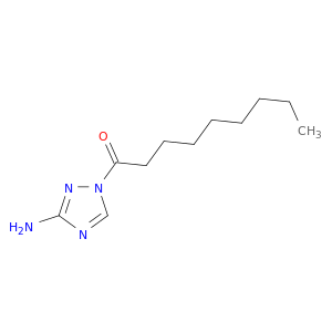 1H-1,2,4-Triazol-3-amine, 1-(1-oxononyl)-