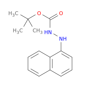 Hydrazinecarboxylic acid, 2-(1-naphthalenyl)-, 1,1-dimethylethyl ester