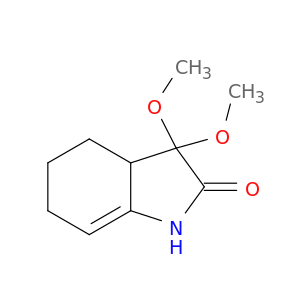 2H-Indol-2-one, 1,3,3a,4,5,6-hexahydro-3,3-dimethoxy-