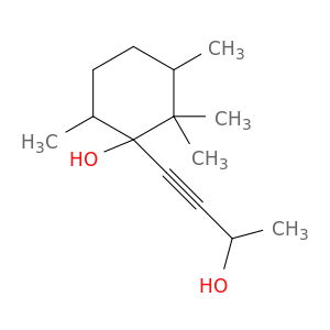 Cyclohexanol, 1-(3-hydroxy-1-butynyl)-2,2,3,6-tetramethyl-