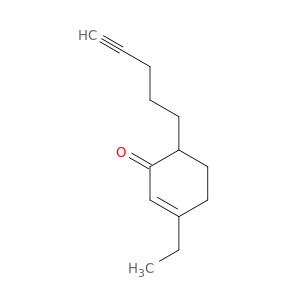 2-Cyclohexen-1-one, 3-ethyl-6-(4-pentynyl)-
