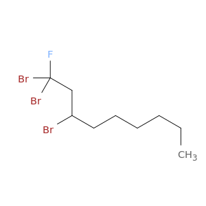Nonane, 1,1,3-tribromo-1-fluoro-
