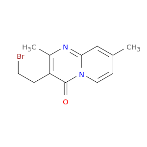 3-(2-bromoethyl)-2,8-dimethyl-4h-pyrido[1,2-a]pyrimidin-4-one