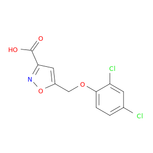 5-(2,4-Dichlorophenoxymethyl)-1,2-oxazole-3-carboxylic Acid