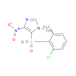 1H-Imidazole,5-[(2-chloro-6-methylphenyl)sulfonyl]-1-methyl-4-nitro-