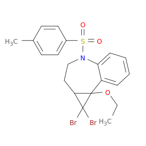 1,1-dibromo-8b-ethoxy-4-[(4-methylphenyl)sulfonyl]-1,1a,2,3,4,8b-hexahydrocyclopropa[d][1]benzazepine