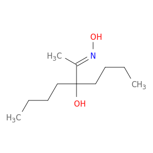 2-Heptanone, 3-butyl-3-hydroxy-, oxime, (E)-