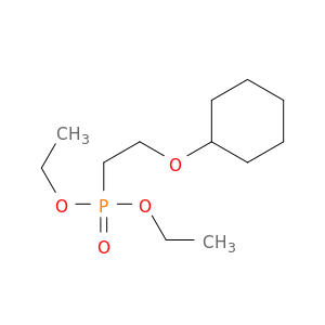 Phosphonic acid, [2-(cyclohexyloxy)ethyl]-, diethyl ester