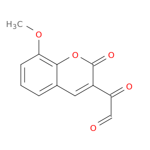 3-GLYOXYLOYL-8-METHOXYCOUMARIN