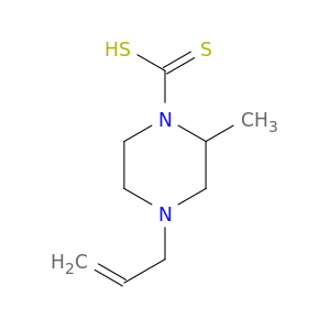 1-Piperazinecarbodithioicacid, 2-methyl-4-(2-propen-1-yl)-