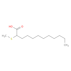 Dodecanoic acid, 2-(methylthio)-