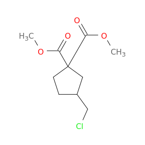1,1-Cyclopentanedicarboxylic acid, 3-(chloromethyl)-, dimethyl ester