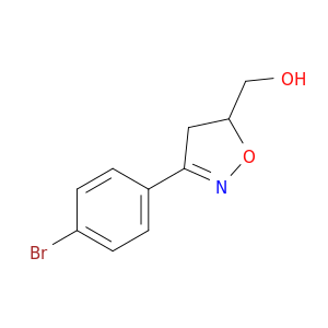 5-Isoxazolemethanol, 3-(4-bromophenyl)-4,5-dihydro-