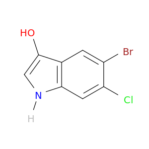 1-BOC-5-溴-6-氯-3-羟基吲哚