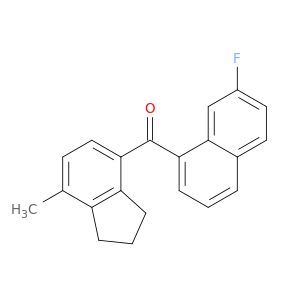 (7-fluoronaphthalen-1-yl)(7-methyl-2,3-dihydro-1h-inden-4-yl)methanone