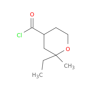 2H-Pyran-4-carbonylchloride, 2-ethyltetrahydro-2-methyl-