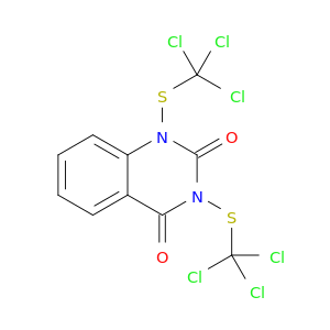 2,4(1H,3H)-Quinazolinedione, 1,3-bis[(trichloromethyl)thio]-