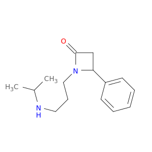 2-Azetidinone, 1-[3-[(1-methylethyl)amino]propyl]-4-phenyl-