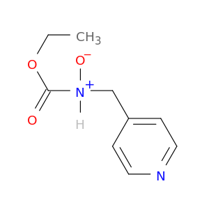 Carbamic acid, (4-pyridinylmethyl)-, ethyl ester, N-oxide