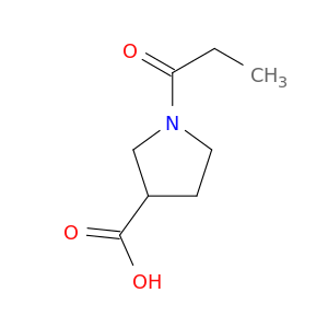 1-Propanoylpyrrolidine-3-carboxylic Acid